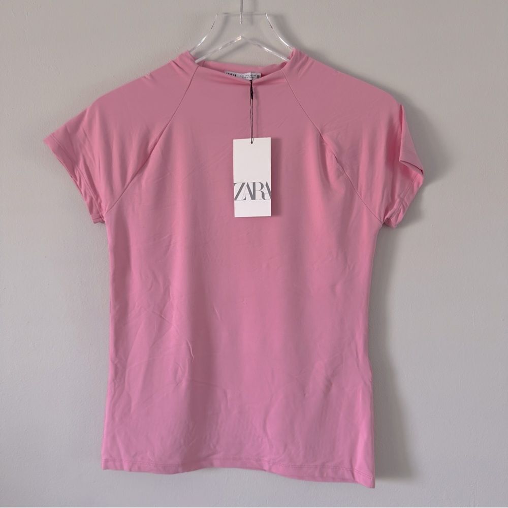 ⭕️ ZARA Pink Shirt Top Large